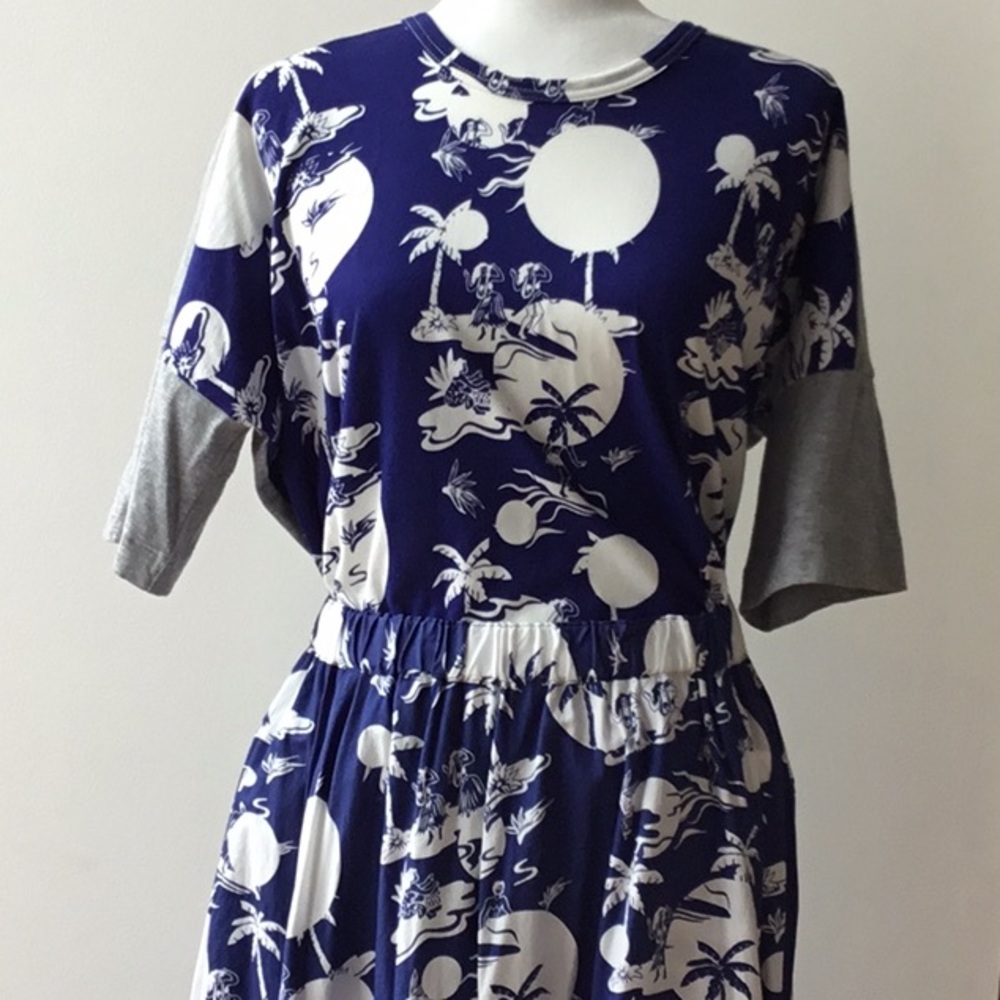 Commes des Garçons two piece summer top and skirt